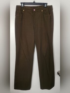 Escada Womens Pants Brown Size 42 US Large